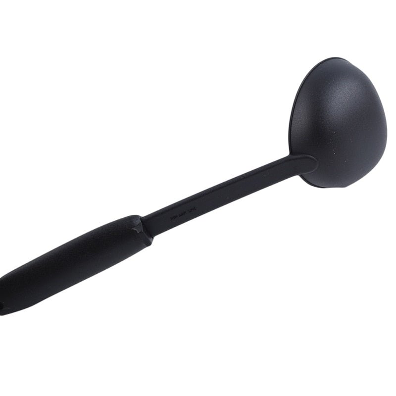 Black Plastic Kitchen Soup Ladle - Casatrail.com