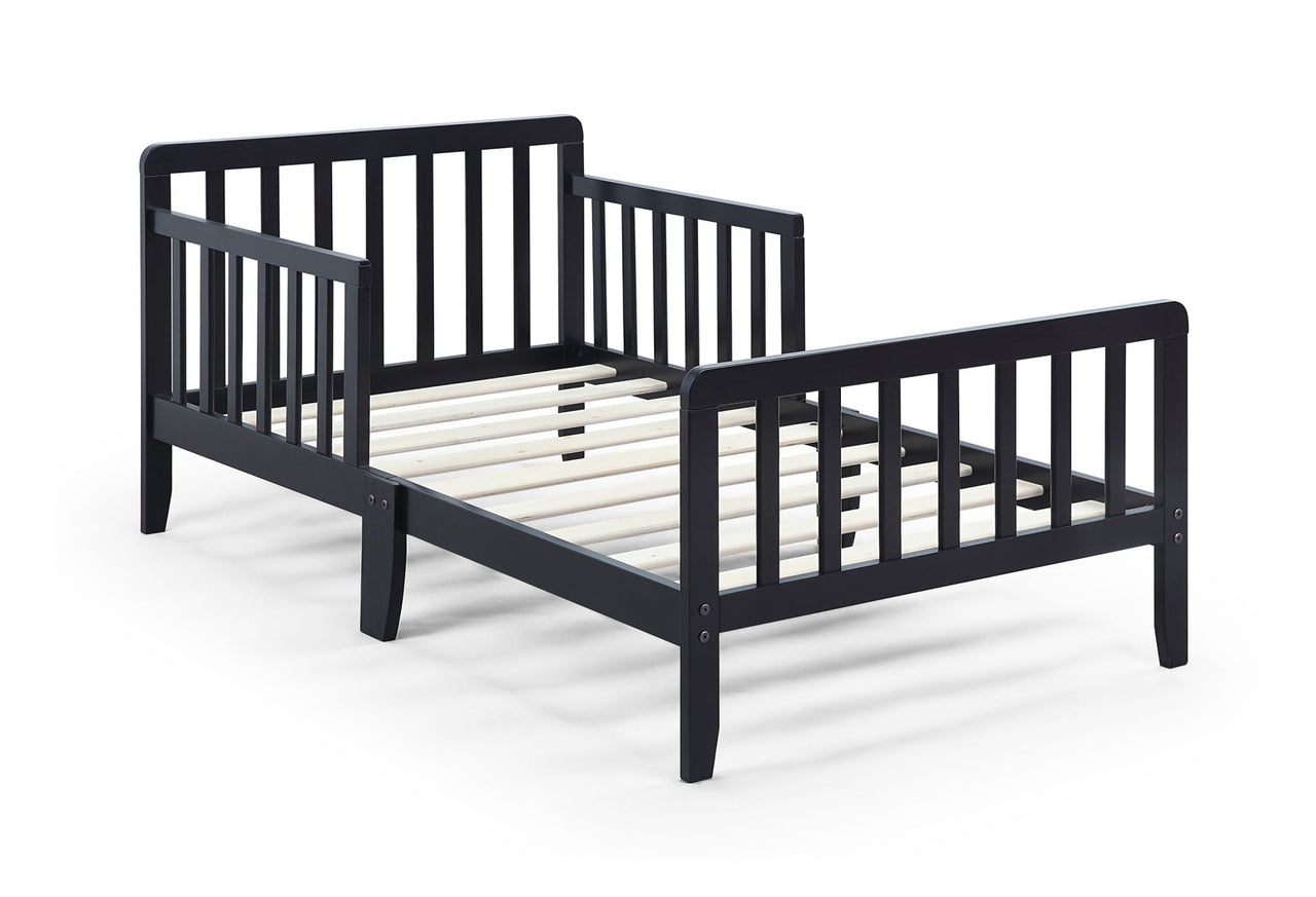 Black Upholstered Toddler Bed - Casatrail.com