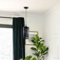 Hanging Wire Cage Pendant Light Fixture