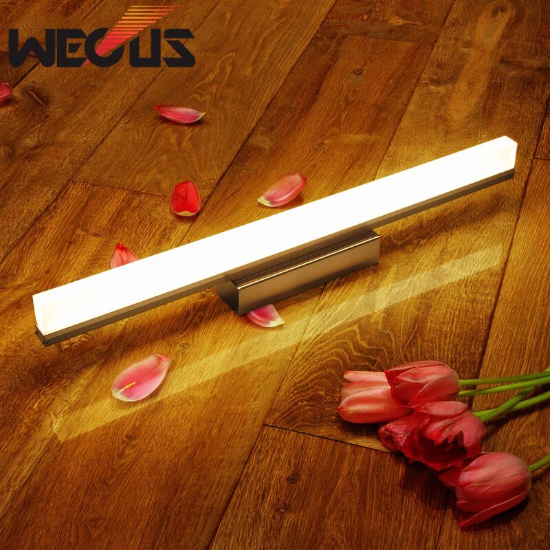 Black/Chrome LED Waterproof Wall Lamp - 400mm 9W - Casatrail.com