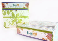 Thumbnail for Blancho Artistic Blue Bedsheet - Casatrail.com