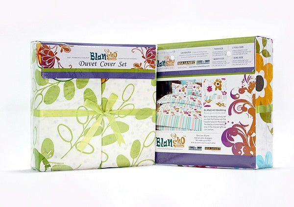 Blancho Turquoise Spring Duvet Cover Set - Casatrail.com