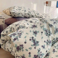 Thumbnail for Blue Flower Duvet Cover Set - Casatrail.com