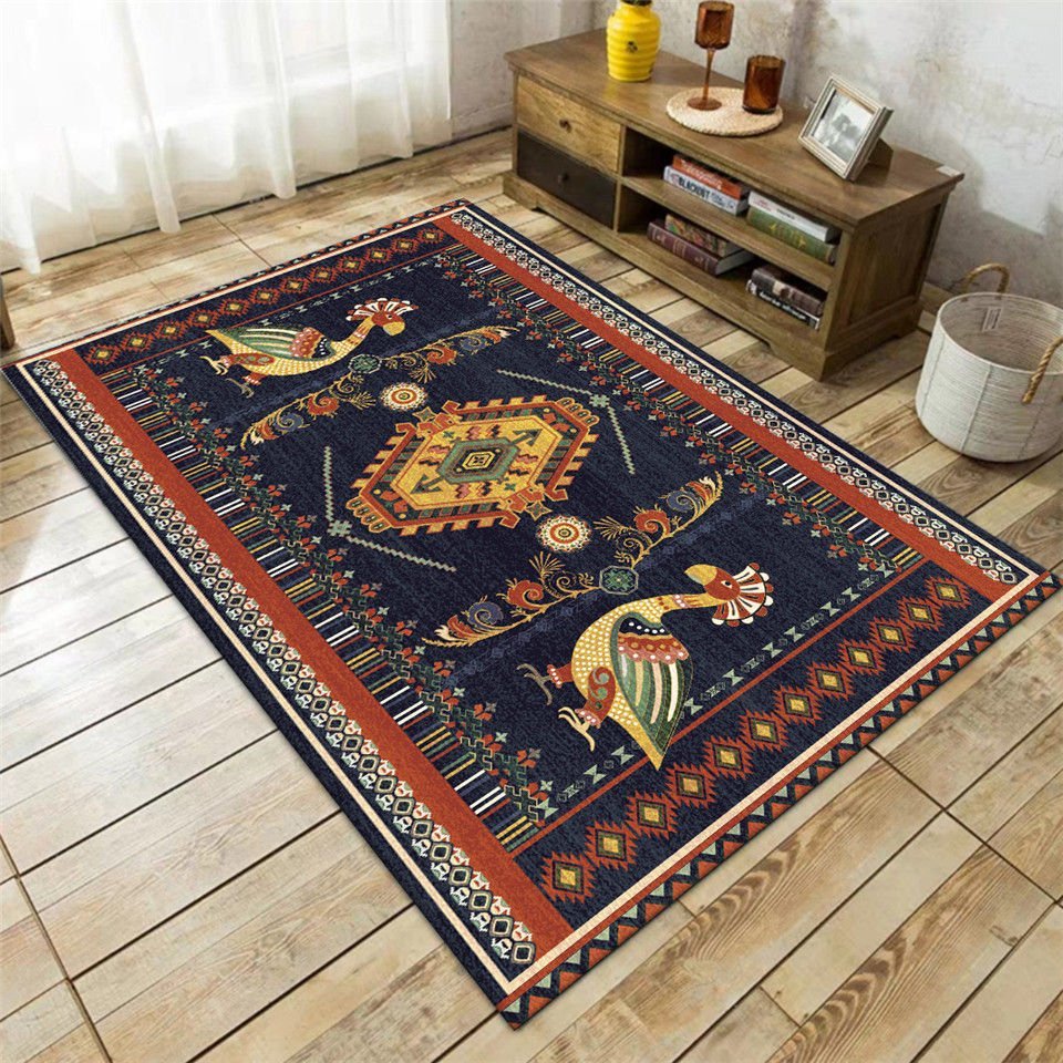 Bohemian Rectangle Living Room Rug - Casatrail.com