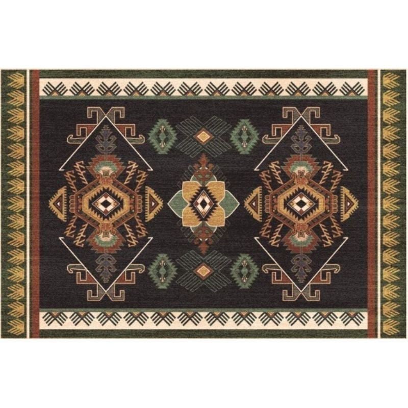 Bohemian Rectangle Living Room Rug - Casatrail.com