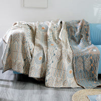 Thumbnail for Boho Bedspread for King and Queen Size Beds - Pure Cotton - Casatrail.com