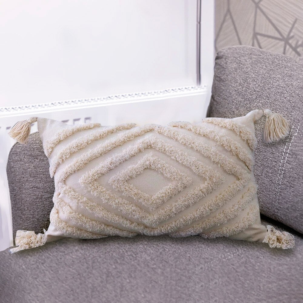 Boho Pillowcase with Tassels - Casatrail.com