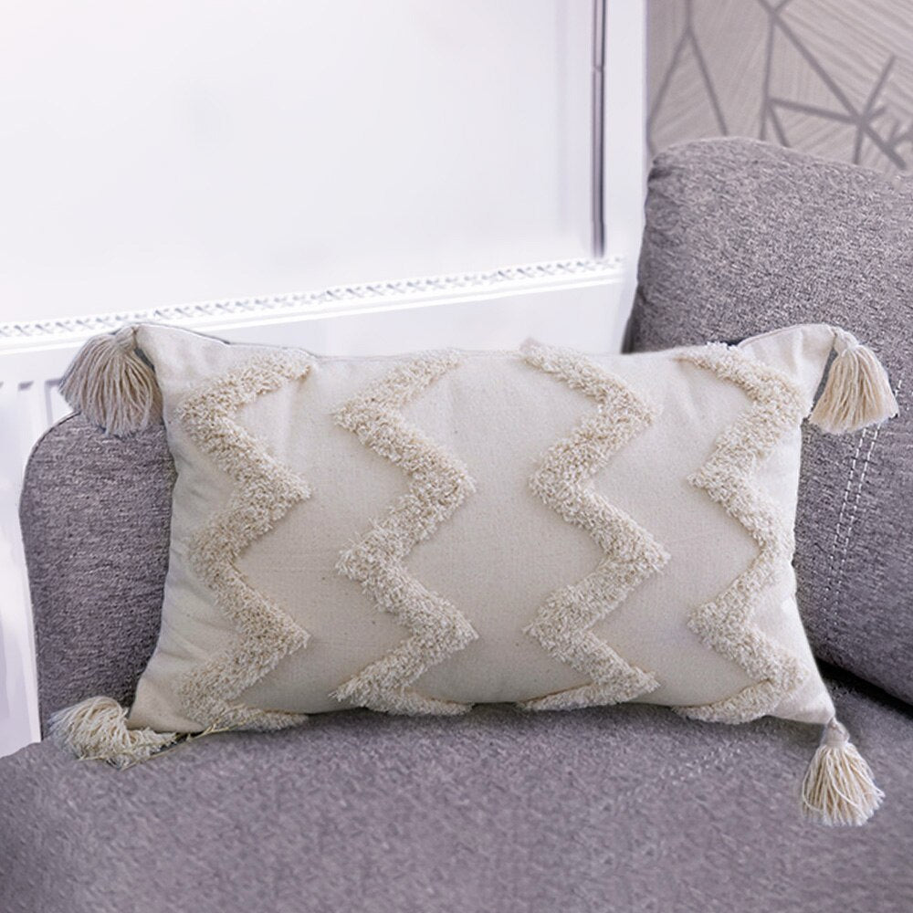 Boho Pillowcase with Tassels - Casatrail.com