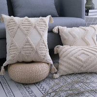 Thumbnail for Boho Pillowcase with Tassels - Casatrail.com