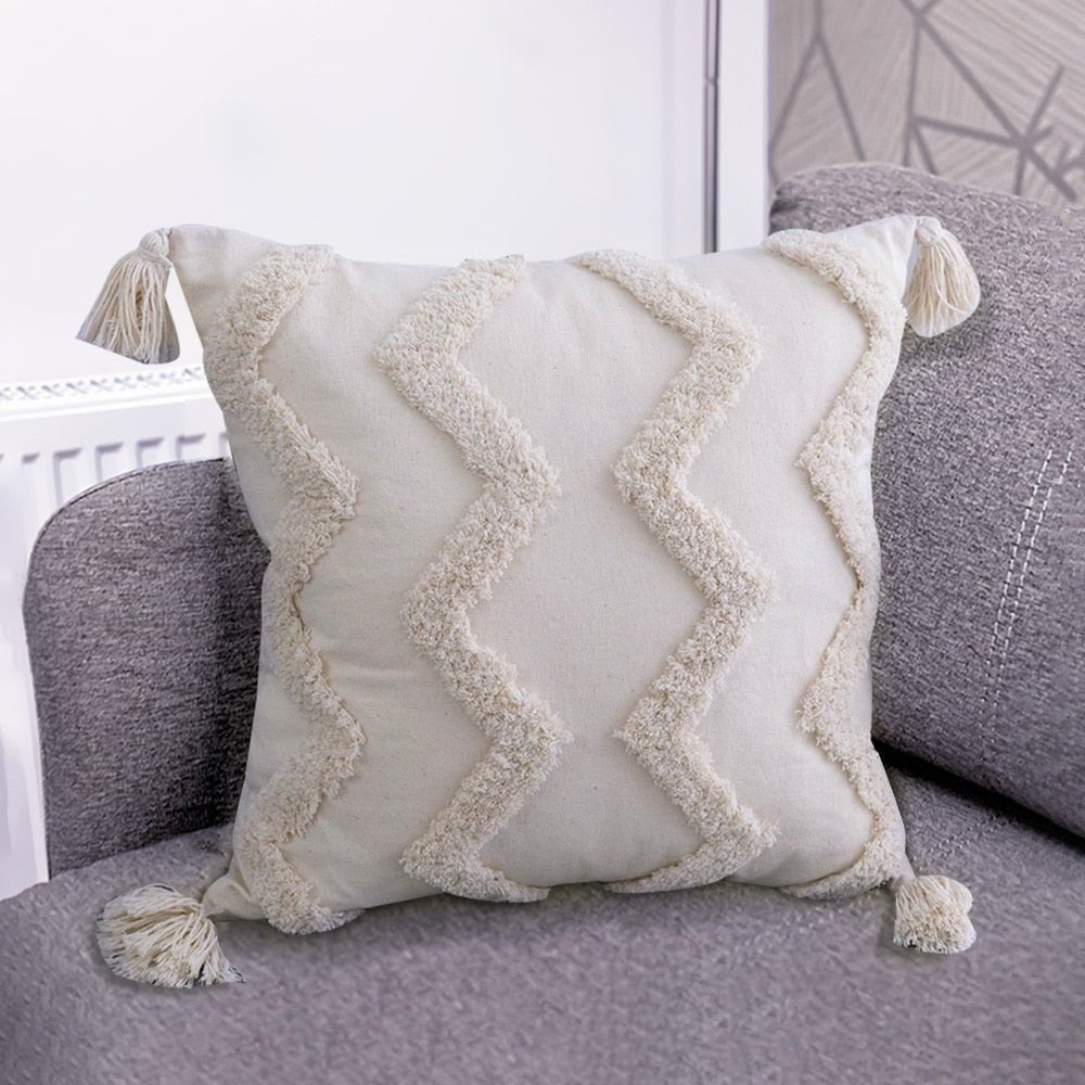 Boho Pillowcase with Tassels - Casatrail.com