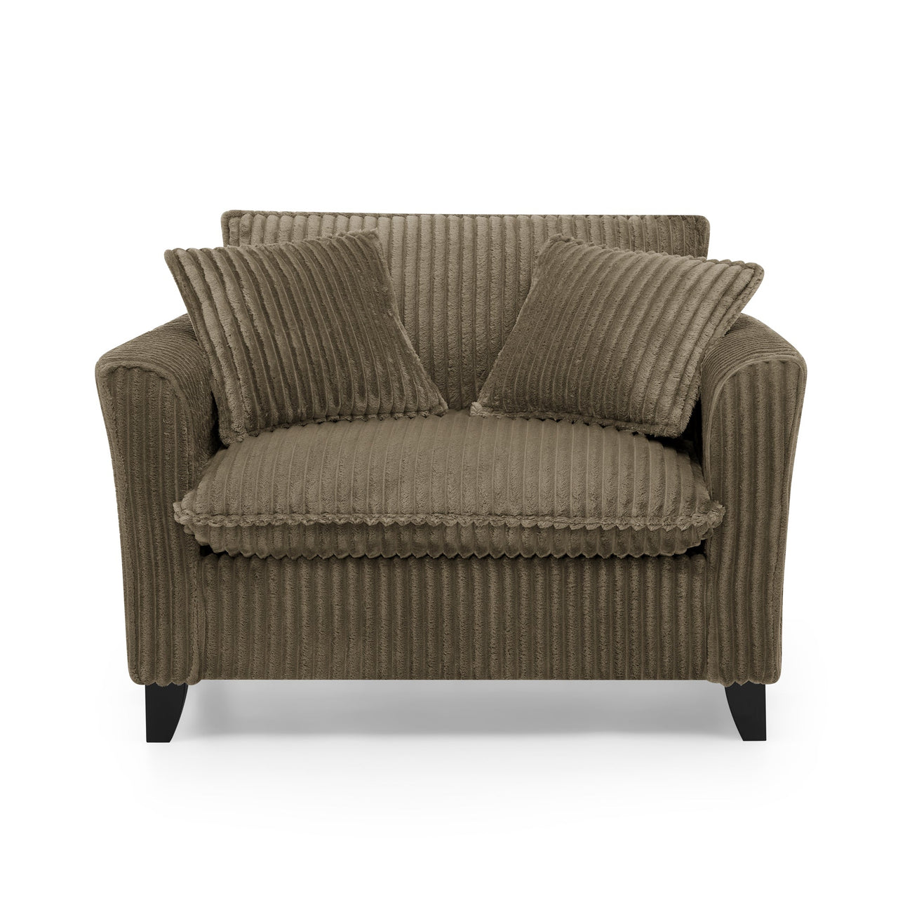 Comfortable single-person sofa chair with a backrest