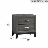 Thumbnail for Glasgow G04305-N Nightstand , Gray