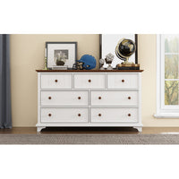 Thumbnail for Wooden Captain Seven-Drawer Dresser For Bedroom