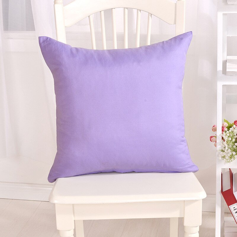 Candy Color Solid Throw Pillow Case for Decor - Casatrail.com