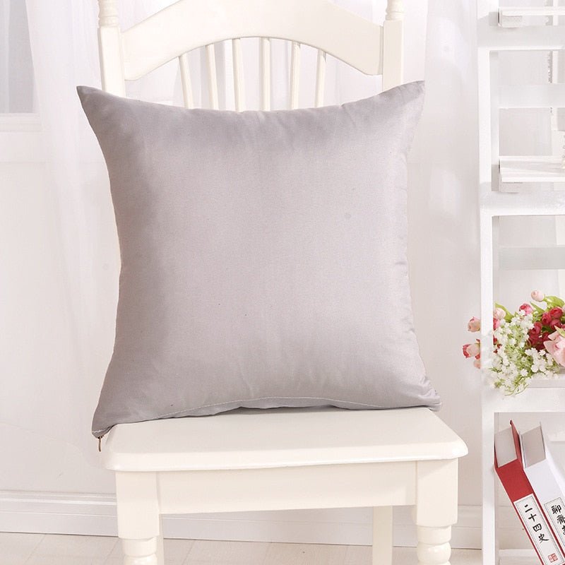 Candy Color Solid Throw Pillow Case for Decor - Casatrail.com