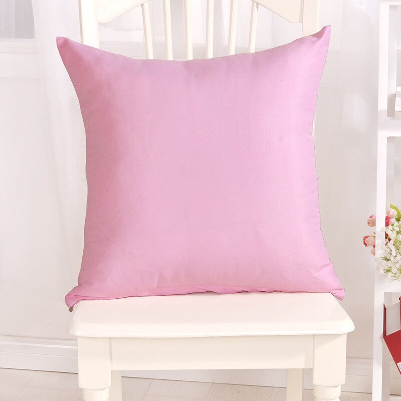 Candy Color Solid Throw Pillow Case for Decor - Casatrail.com