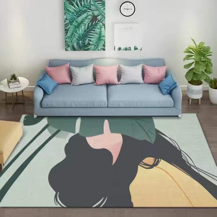 Cartoon Abstract Printed Living Room Carpet - Casatrail.com