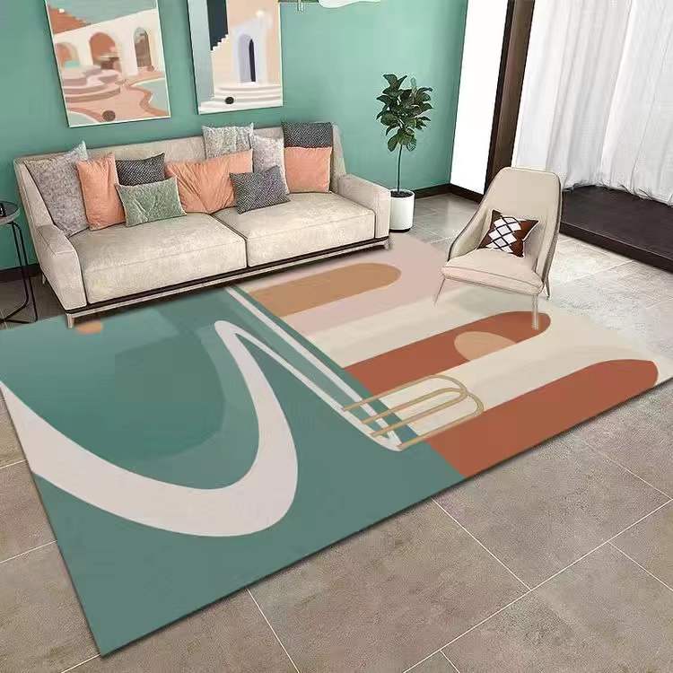 Cartoon Abstract Printed Living Room Carpet - Casatrail.com