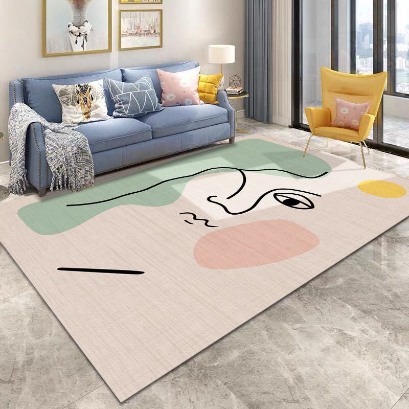 Cartoon Abstract Printed Living Room Carpet - Casatrail.com