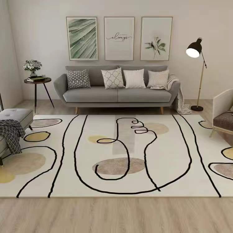 Cartoon Abstract Printed Living Room Carpet - Casatrail.com