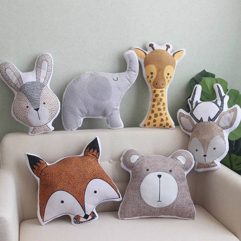 Cartoon Animal Cushion Stuffed Sleep Pillow - Casatrail.com