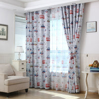 Thumbnail for Cartoon Car Sheer Curtains for Kids' - Casatrail.com