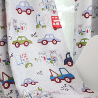 Thumbnail for Cartoon Car Sheer Curtains for Kids' - Casatrail.com