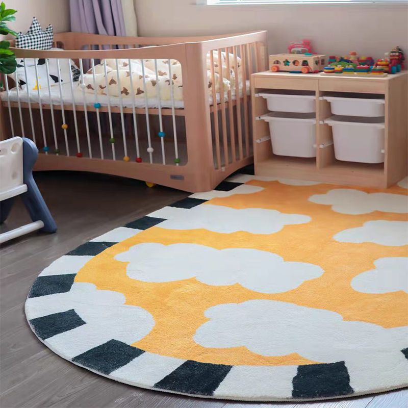 Cartoon Children's Room Cloud Play Mat Floor Rug - Casatrail.com