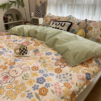 Thumbnail for Cartoon Floral Duvet Cover Set for Kids - Casatrail.com