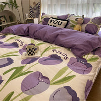 Thumbnail for Cartoon Floral Duvet Cover Set for Kids - Casatrail.com