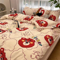 Thumbnail for Cartoon Floral Duvet Cover Set for Kids - Casatrail.com