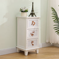 Thumbnail for Cartoon Girl Wooden Bedside Table with Multilayer Storage Cabinet - Casatrail.com