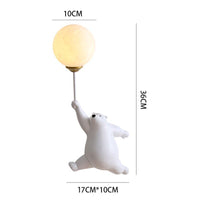 Thumbnail for Cartoon Polar Bear LED Wall Lamp for Kids' Bedroom - Casatrail.com