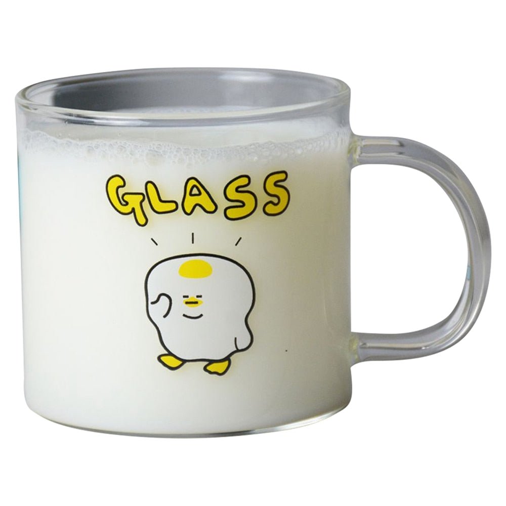 Cartoon Printed Glass Cup for Drinks and Desserts - Casatrail.com
