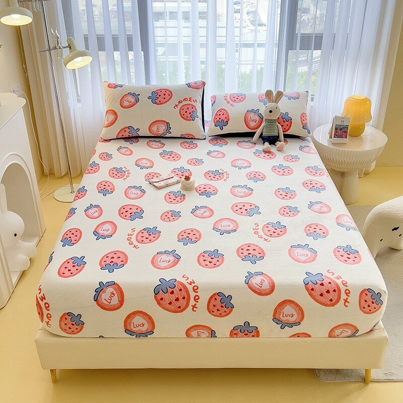 Cartoon Style Velvet Fitted Sheet - Casatrail.com