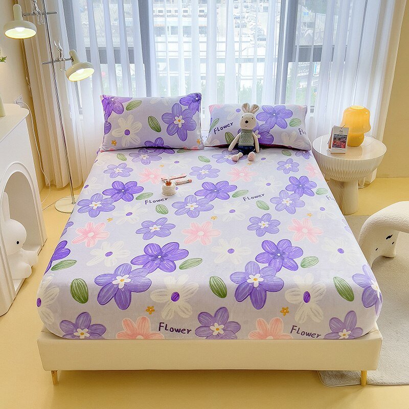 Cartoon Style Velvet Fitted Sheet - Casatrail.com