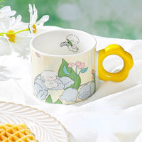 Thumbnail for Cartoon Tulip Bunny Coffee Cup - Casatrail.com