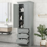 Thumbnail for High Storage Cabinet With Three Drawers