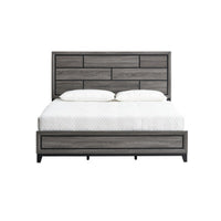 Thumbnail for Glasgow Queen Bed Mattress Not Included, Gray