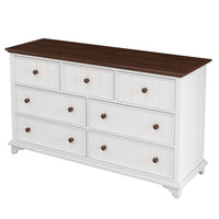 Thumbnail for Wooden Captain Seven-Drawer Dresser For Bedroom