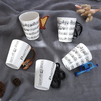 Thumbnail for Ceramic Guitar Mug Musical Note Shapes Coffee Mugs - Casatrail.com