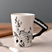 Thumbnail for Ceramic Guitar Mug Musical Note Shapes Coffee Mugs - Casatrail.com