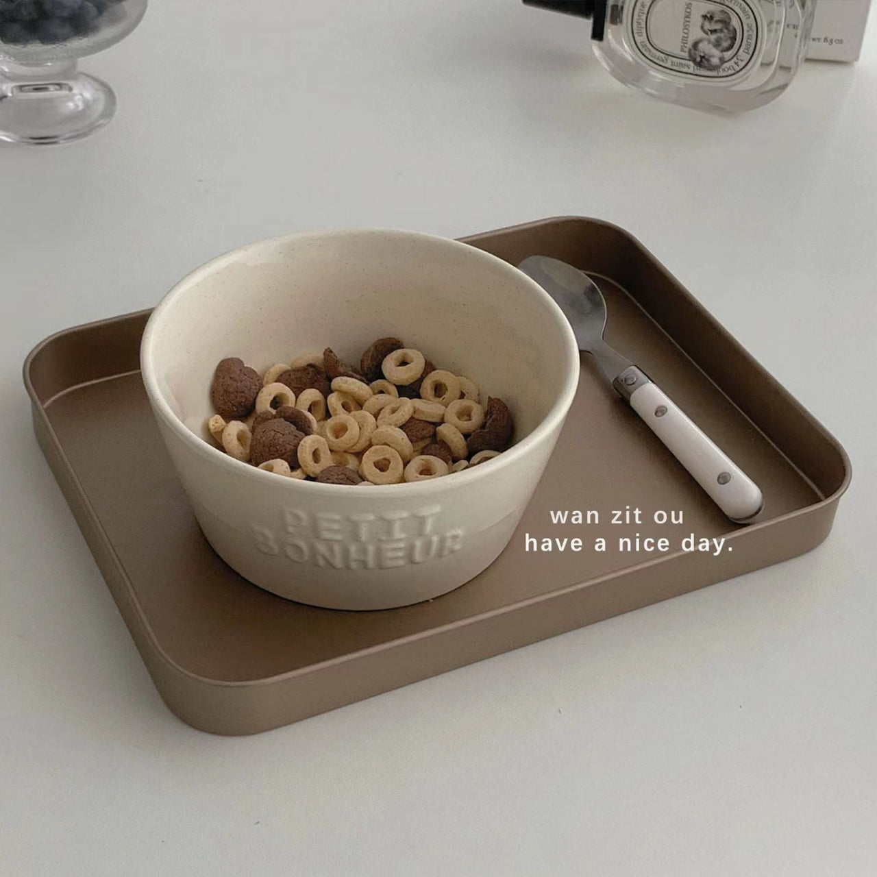 Ceramic Tableware Bowl with Sesame Point - Casatrail.com