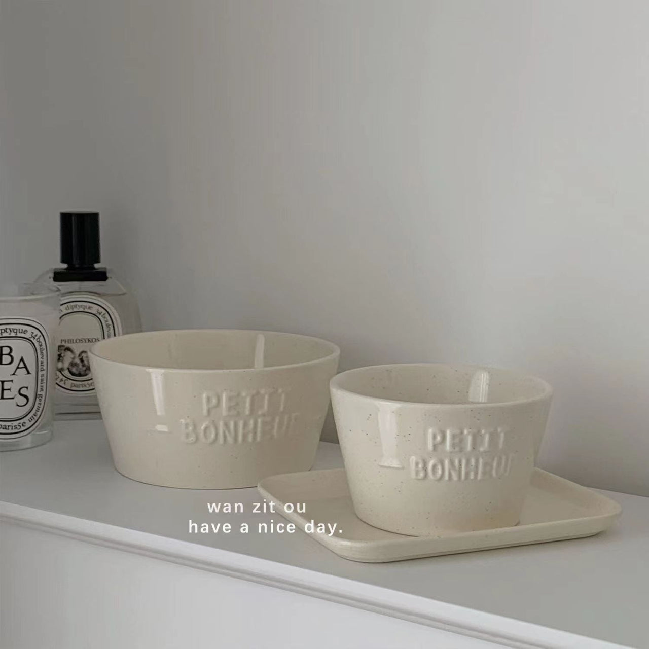 Ceramic Tableware Bowl with Sesame Point - Casatrail.com