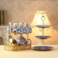 Thumbnail for Ceramic Tea Set with Teapot, Cups & Saucer - Casatrail.com