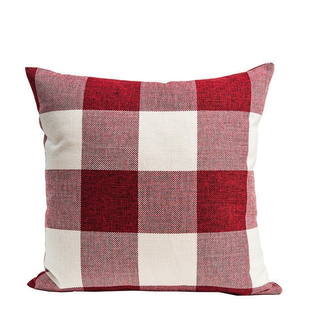 Checkered Plaid Pillow Cover - Casatrail.com