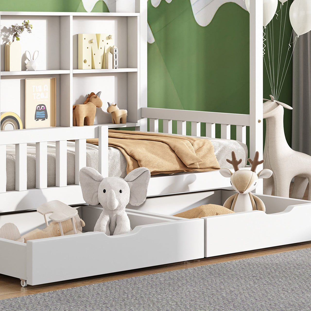 Children's Bed with Multipurpose Storage - Casatrail.com
