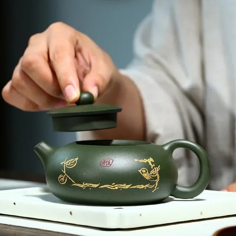 Chinese Yixing Purple Clay Teapot Handmade Tea Set - Casatrail.com