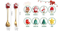 Thumbnail for Christmas Gift Spoon Fork Set with Elk Tree Decoration - Casatrail.com