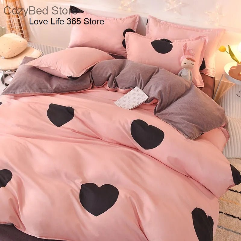 Color Hearts Bedding Sets - Casatrail.com